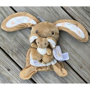 Guess How Much I Love You Bunny Hugging Baby Lovey Crinkle Brown Kids Preferred